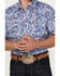 Image #3 - Wrangler 20X Men's Advanced Comfort Floral Print Short Sleeve Snap Western Shirt, Purple, hi-res