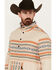 Rock & Roll Denim Men's Southwestern Striped Pullover, Natural, hi-res
