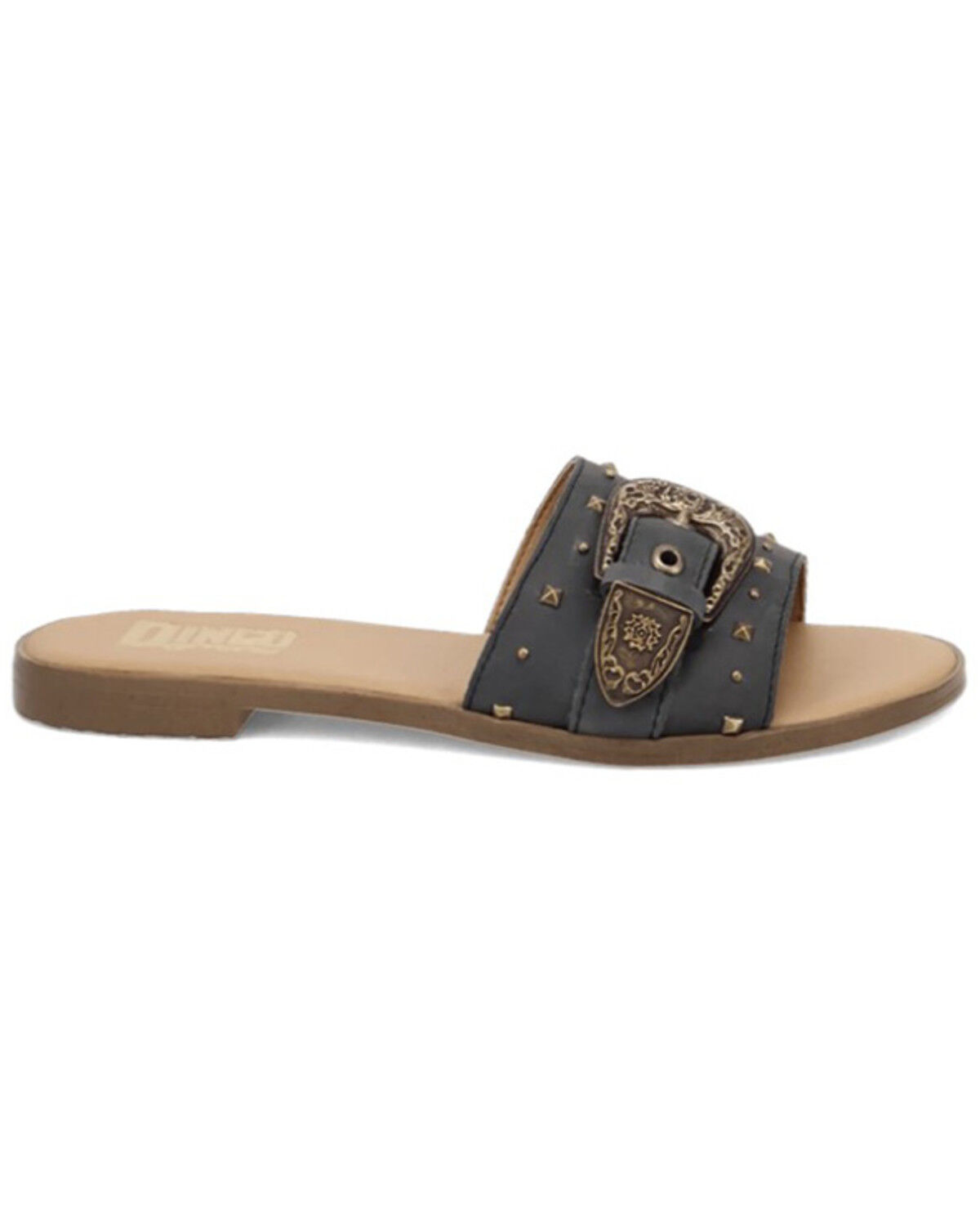 Image #2 - Dingo Women's Lariat Sandals, Black, hi-res