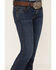 Image #2 - Shyanne Little Girls' Harrah Dark Wash Bootcut Jeans, Dark Wash, hi-res