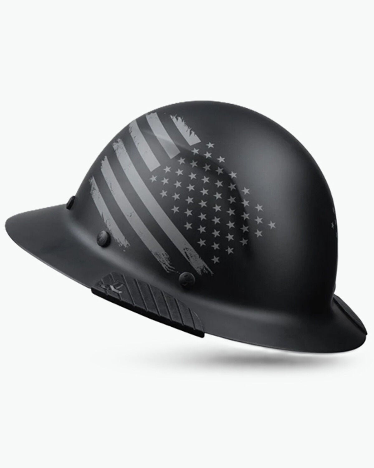 Lift Safety DAX Matte Patriot Full Brim Hard Hat, Black, hi-res