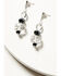 Image #3 - Paige Wallace Women's Quartz & Black Onyx Earrings, Black, hi-res