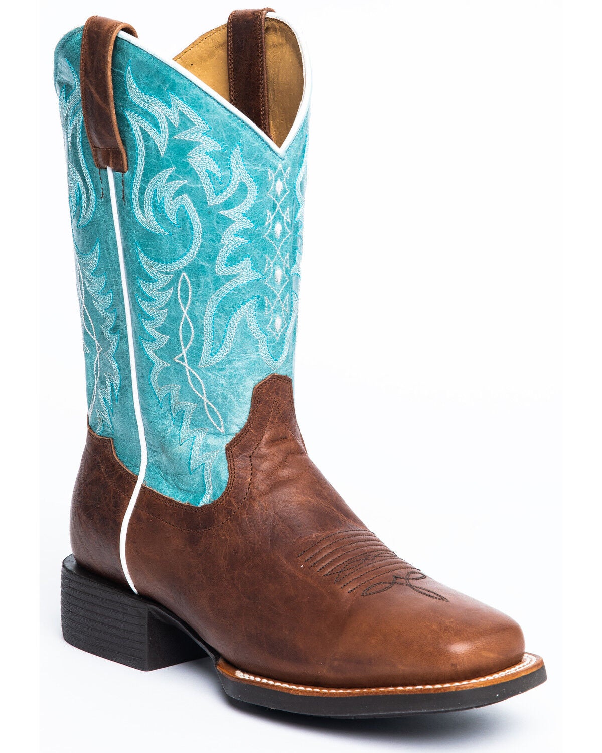 Shyanne Women's Spark Xero Gravity Western Performance Boots - Broad Square Toe, Brown, hi-res