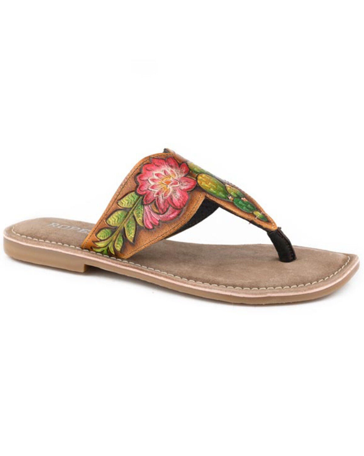 Roper Women's Juliet Sandals, Tan, hi-res