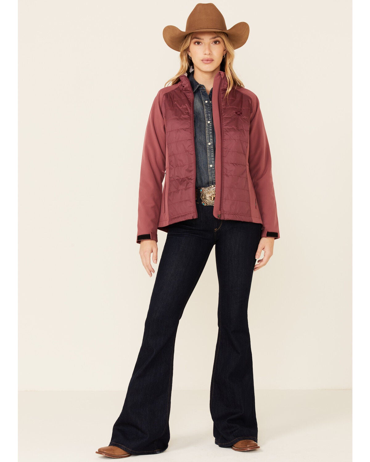 Image #2 - Hooey Women's Pink Puff Torso Jacket, , hi-res