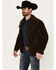 Image #1 - Cody James Men's Suede Hermitage Cromwell 2.0 Jacket, Dark Brown, hi-res