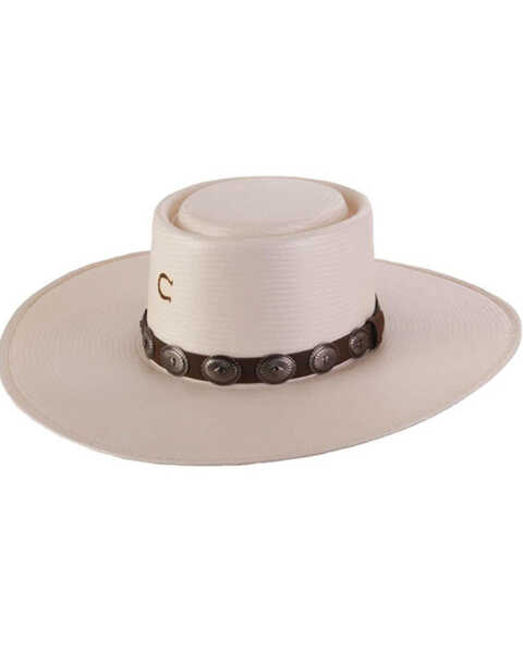 Charlie 1 Horse Women's Sierra Desert Shantung Straw Western Fashion Hat , Natural, hi-res