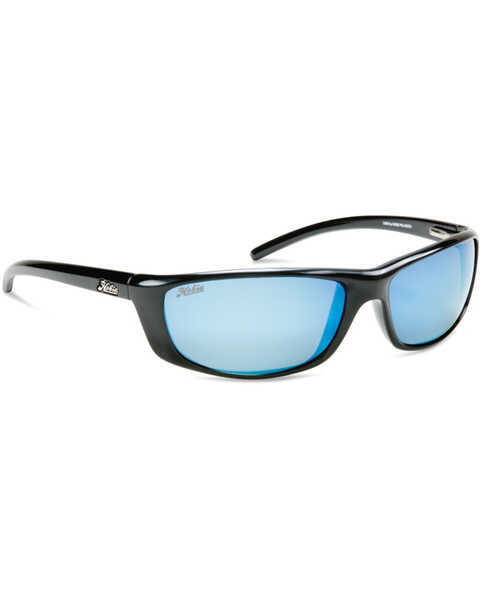 Image #1 - Hobie Men's Shiny Black Polarized Cabo Sunglasses, Black, hi-res