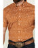 Image #3 - RANK 45&reg; Men's Decker Geo Print Short Sleeve Performance Stretch Button-Down Western Shirt, Gold, hi-res