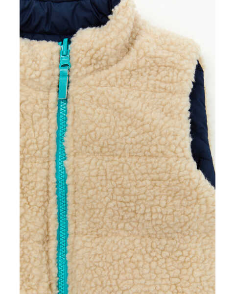 Image #5 - Cody James Toddler Boys' Reversible Puffer Vest , Dark Blue, hi-res