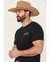 Image #4 - Wrangler Men's Boot Barn Exclusive Rise Scorpion Short Sleeve Graphic T-Shirt, Black, hi-res