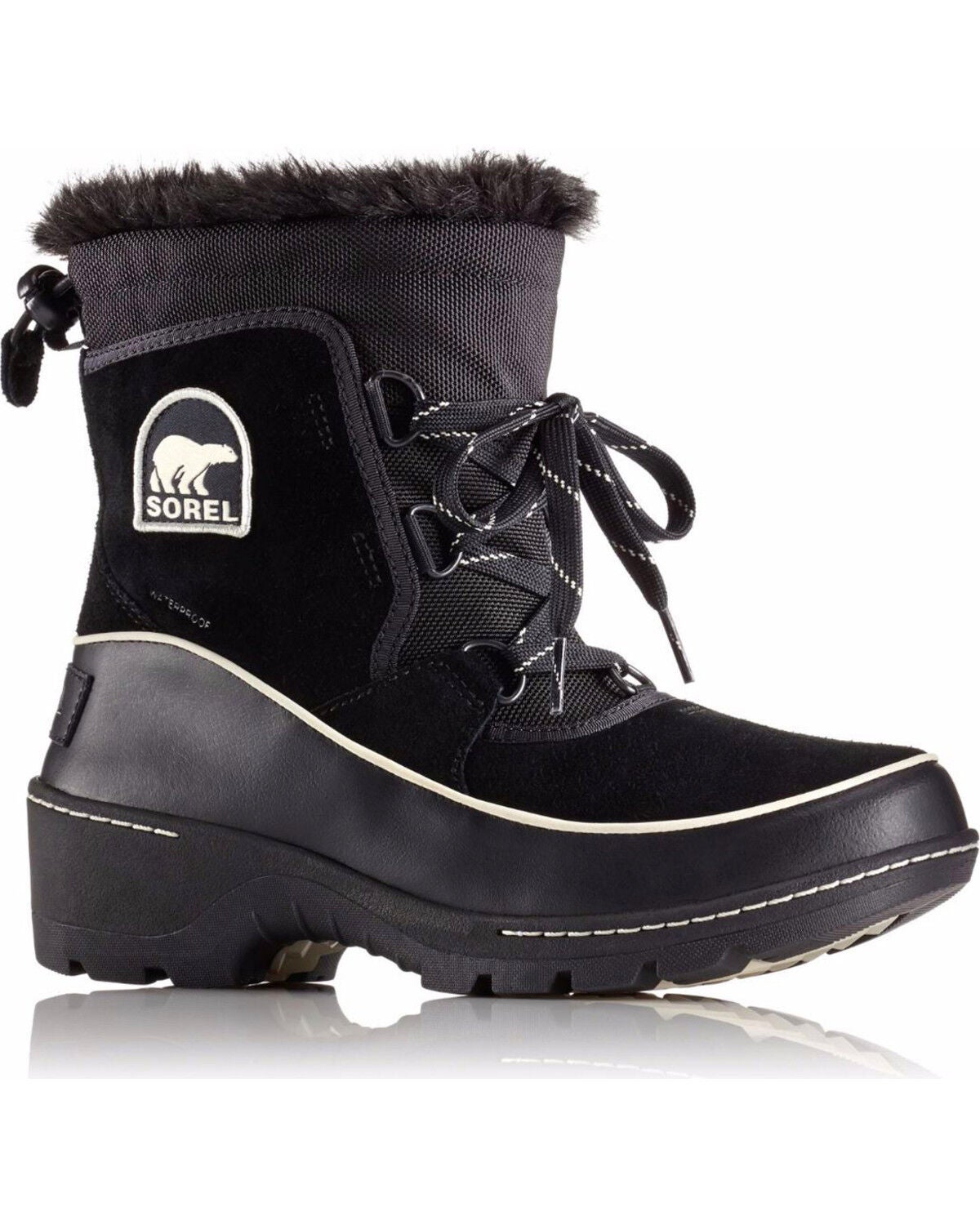 black sorel booties