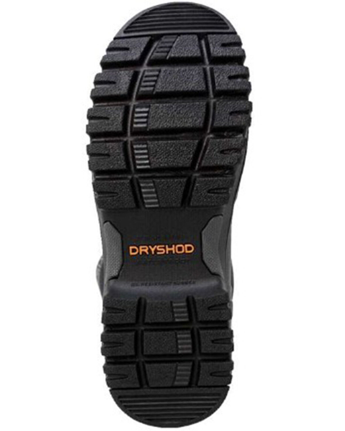 Image #7 - Dryshod Men's Mudcat High Rugged Knee Work Boots - Round Toe, Black, hi-res