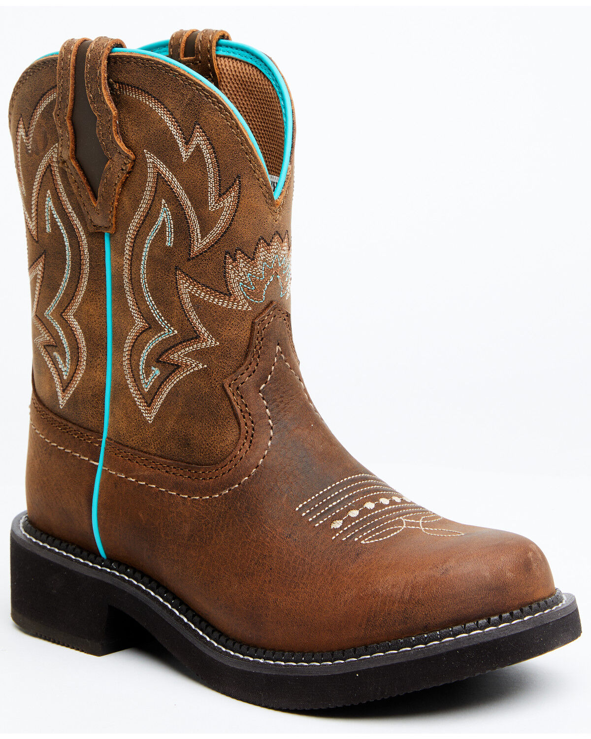 Image #1 - Shyanne Women's Fillies Dandelion Western Boots - Round Toe, Brown, hi-res
