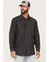 Image #1 - Moonshine Spirit Men's Cask Aged Striped Long Sleeve Snap Western Shirt, Grey, hi-res