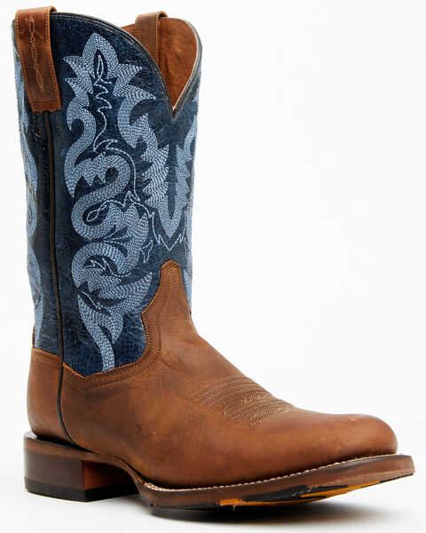 Image #1 - Dan Post Men's Performance Western Boots - Round Toe, Brown, hi-res