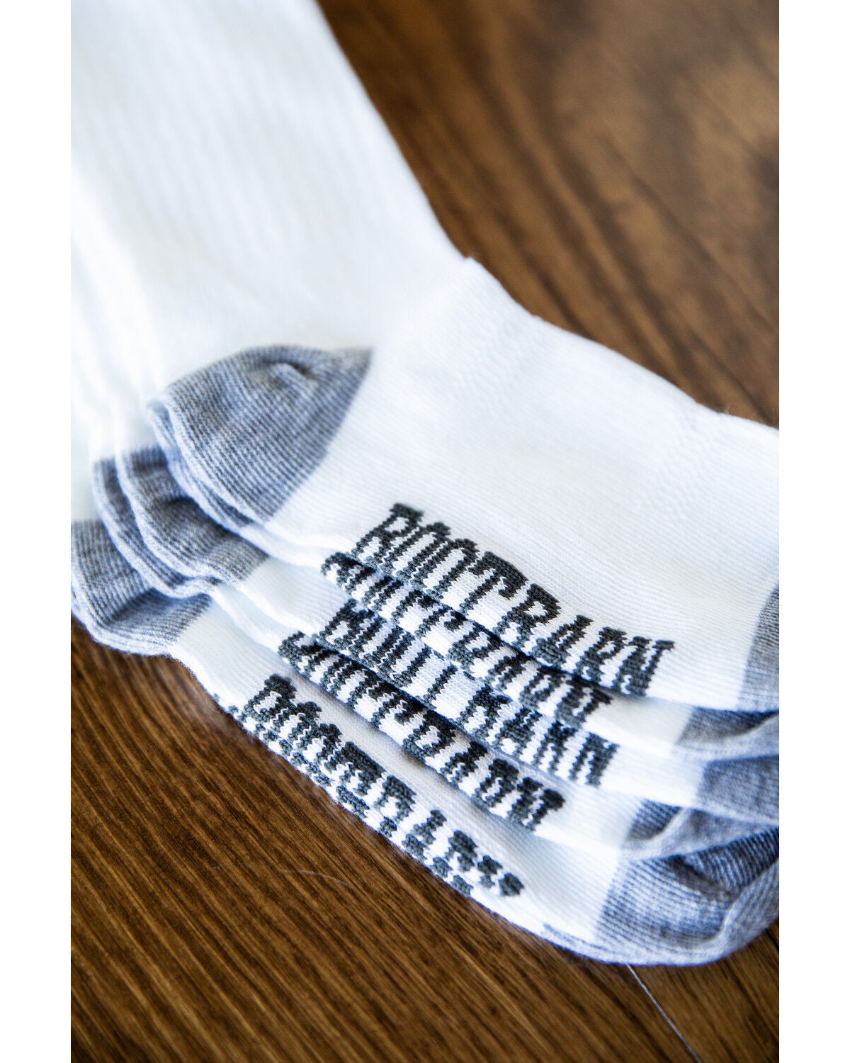 Image #2 - Boot Barn Kids' Basic 3-Pack Over The Calf Socks, White, hi-res