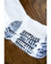 Image #2 - Boot Barn Kids' Basic 3-Pack Over The Calf Socks, White, hi-res