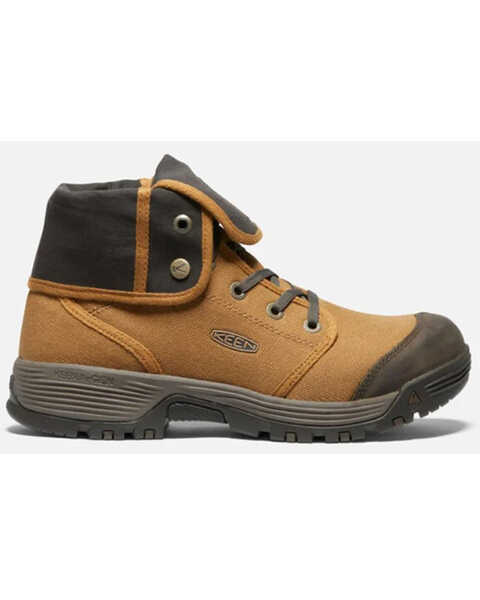 Image #2 - Keen Men's Roswell Mid Lace-Up Work Boots - Soft Toe , Brown, hi-res