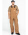 Image #5 - Carhartt Men's FR Duck Quilt-Lined Bib Overalls, Carhartt Brown, hi-res