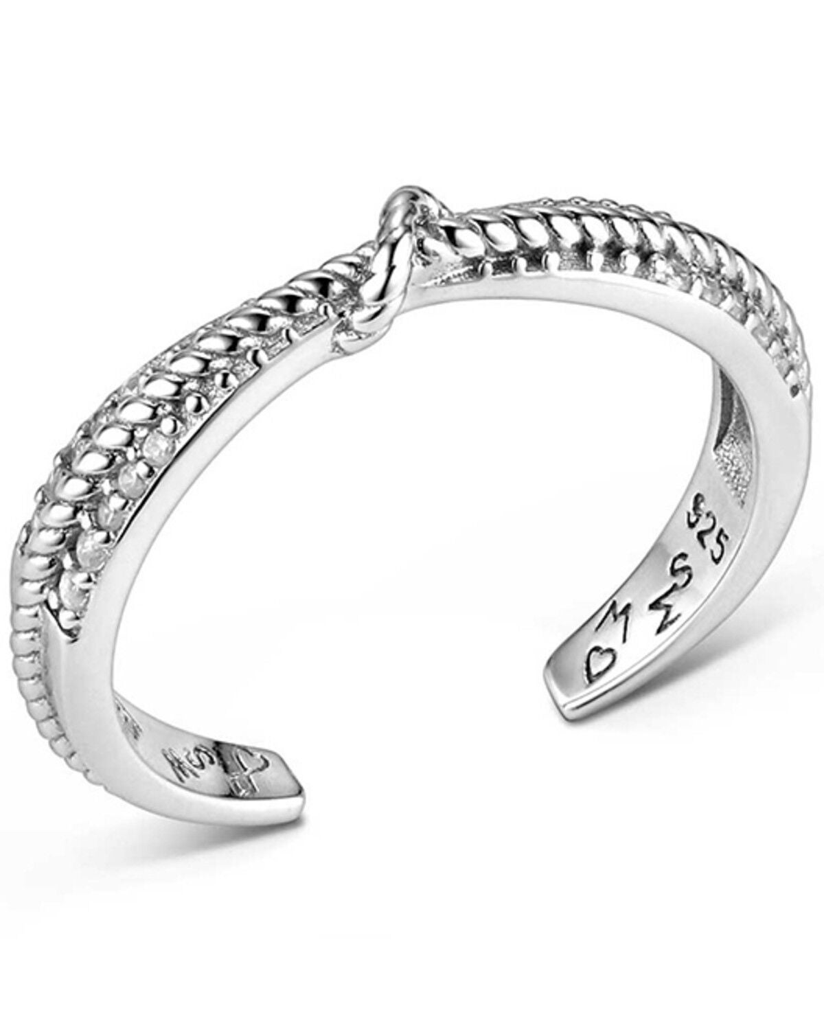 Montana Silversmiths Women's Paths of Life Ring, Silver, hi-res