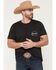 Image #2 - Wrangler Men's The Rodeo Short Sleeve Graphic T-Shirt, Black, hi-res