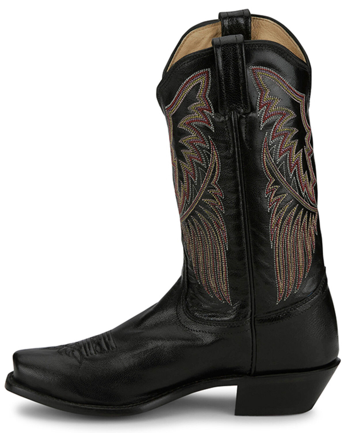 Image #3 - Tony Lama Women's Sagrada Western Boots - Square Toe, Black, hi-res