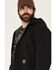 Image #2 - Ariat Men's Rebar Utility Hooded Softshell Work Jacket, Black, hi-res