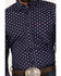 Ariat Men's Nossen Texas Star Print Button Down Western Shirt - Big , Navy, hi-res