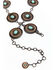 Shyanne Women's Rust Copper Concho Link Belt, Rust Copper, hi-res