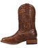 Image #3 - El Dorado Men's Crunch Western Boots - Broad Square Toe, Rust Copper, hi-res