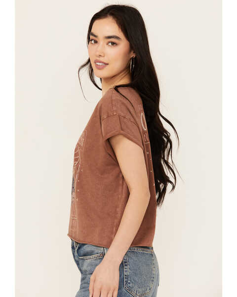 Image #2 - Cleo + Wolf Women's Brittany Joshua Tree Short Sleeve Graphic Tee , Oatmeal, hi-res
