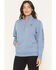 Image #1 - Ariat Women's Boot Barn Exclusive Coronet Half Zip Pullover, Blue, hi-res