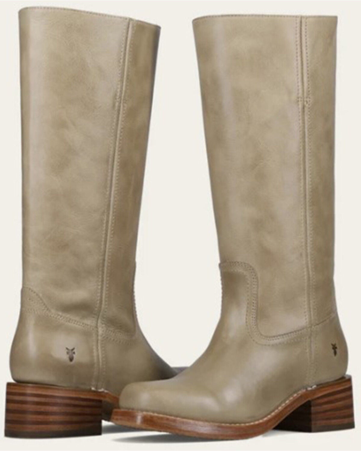 Image #4 - Frye Women's Campus 14L Fashion Boots - Round Toe, Light Green, hi-res