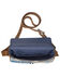 Pendleton Women's Chief Joseph Leather Square Crossbody Bag, Blue, hi-res