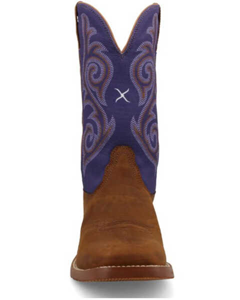 Image #4 - Twisted X Women's 11" Tech X™ Performance Western Boots - Broad Square Toe, Brown, hi-res