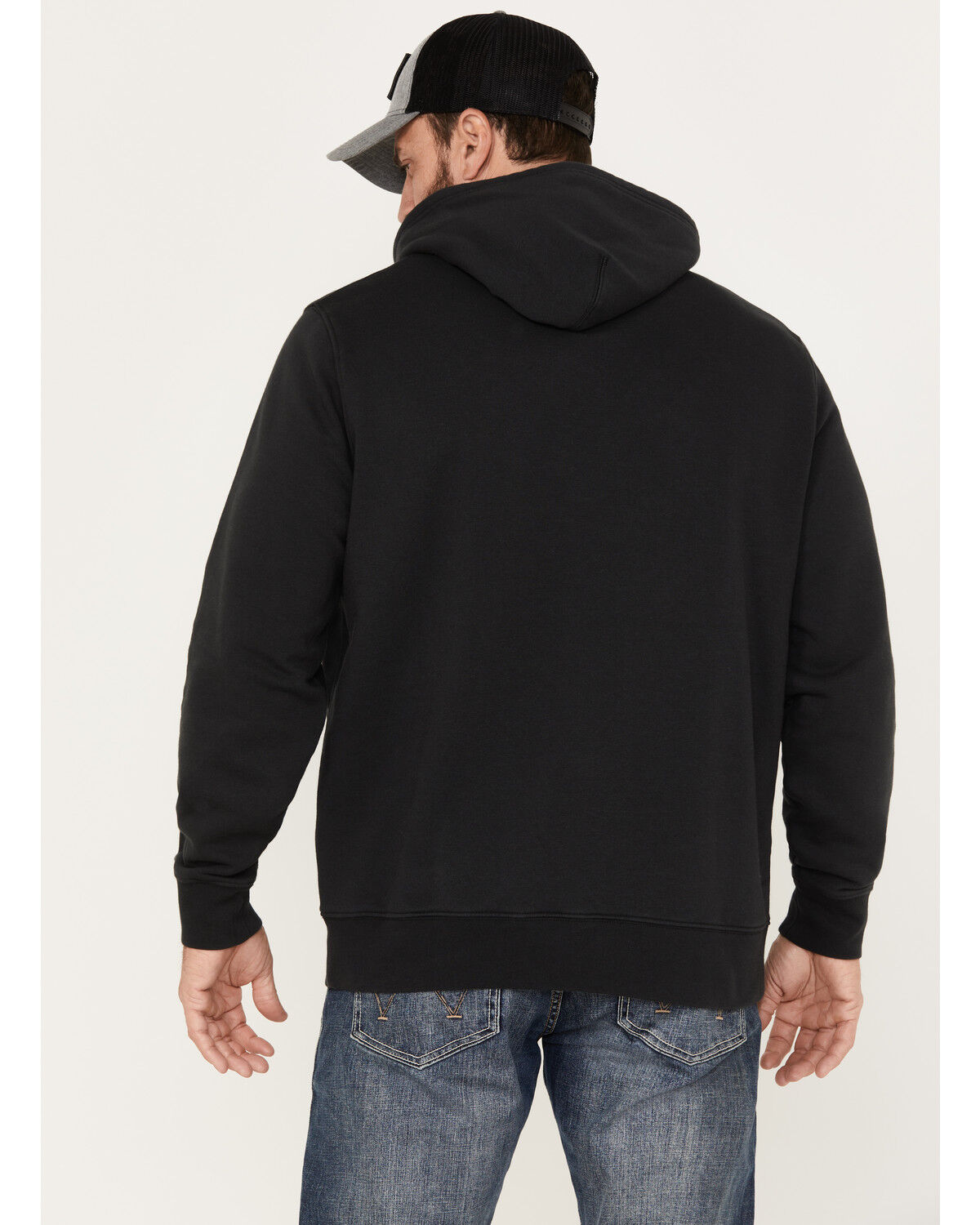Image #4 - Levi's Men's Logo Hooded Sweatshirt, Black, hi-res