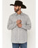 Image #1 - Moonshine Spirit&reg; Men's Purple Reign Paisley Print Long Sleeve Snap Western Shirt, Purple, hi-res