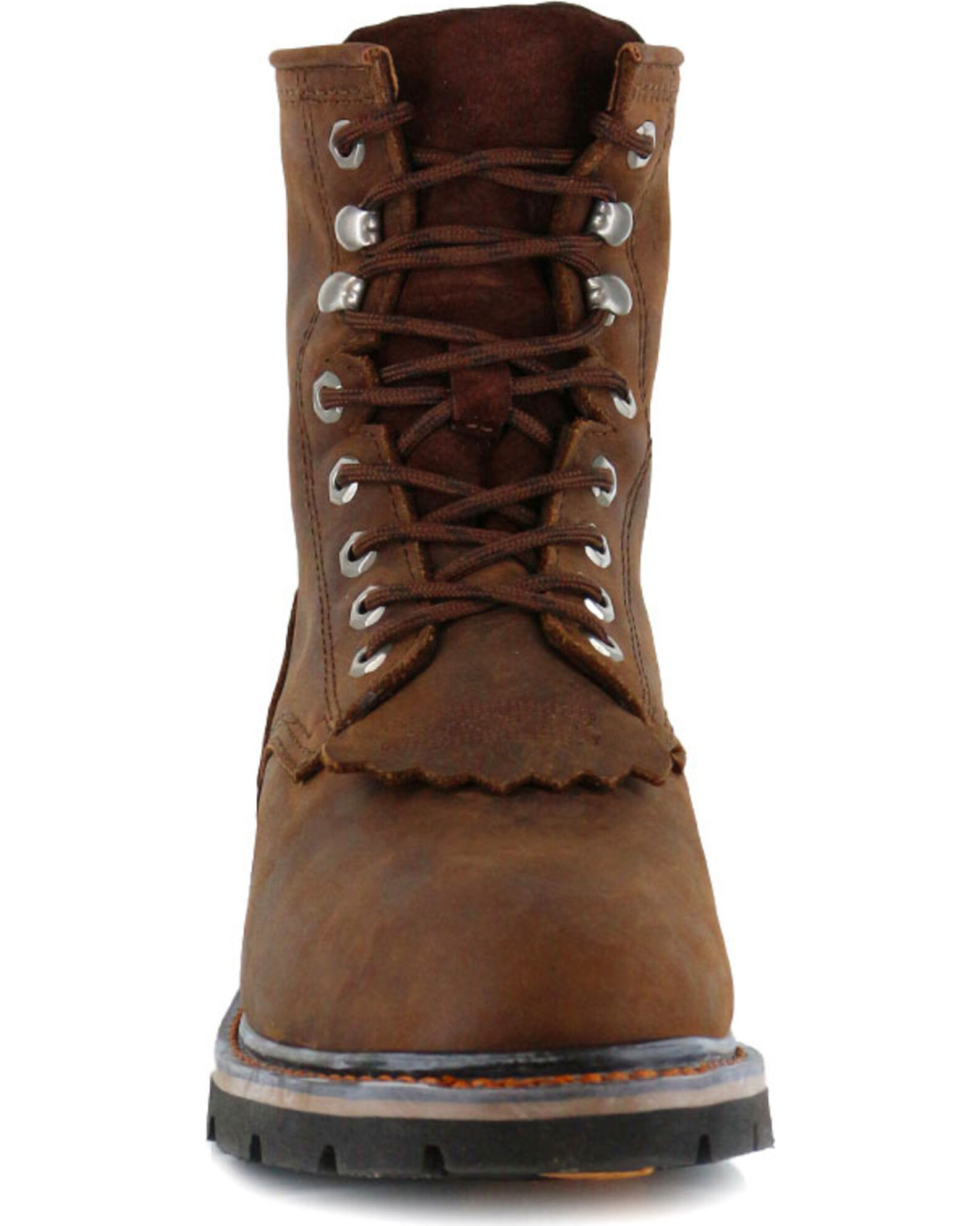 Cody James Men s 8 Mustang Waterproof Lace Up Kiltie Work Boots Round Toe Sheplers