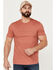 Brixton Men's Alpha Thread Tonal Logo Graphic T-Shirt, Medium Red, hi-res