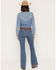 Image #3 - Wrangler Women's Bespoke Elsie Medium Wash High Rise Flare Stretch Denim Jeans, Medium Wash, hi-res