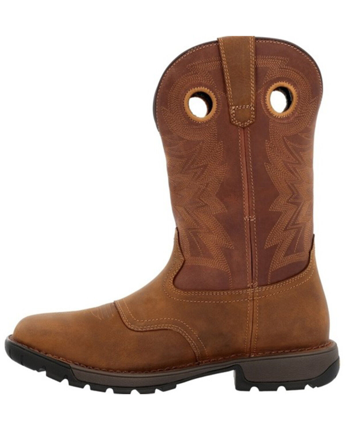 Image #3 - Rocky Men's Legacy 32 Waterproof Western Work Boot - Square Toe, Brown, hi-res