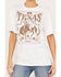 Image #3 - Bohemian Cowgirl Women's Texas Since 1845 Short Sleeve Graphic Tee, White, hi-res