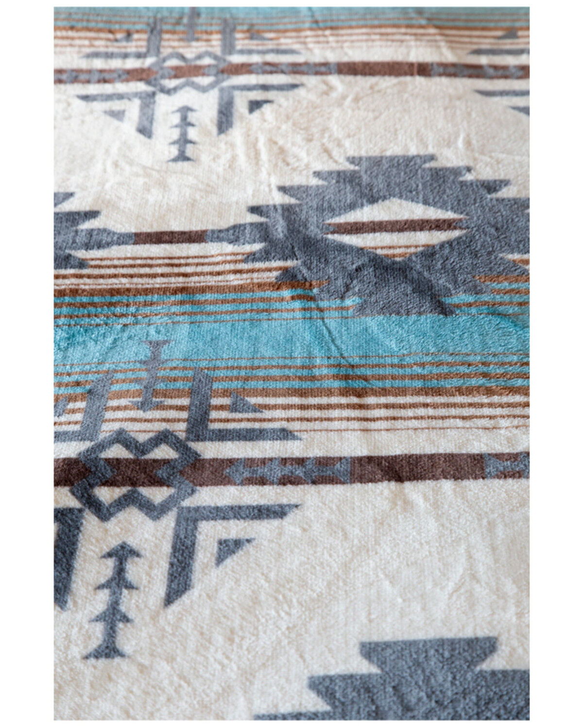 Image #4 - Wrangler Lone Mountain Plush Sherpa Bedspread Set - Queen, Blue, hi-res