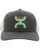 Image #2 - Hooey Men's Sterling Logo Embroidered Trucker Cap, Grey, hi-res
