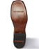 Image #2 - Stetson Men's Handtooled Cross Boots - Square Toe , Brown, hi-res