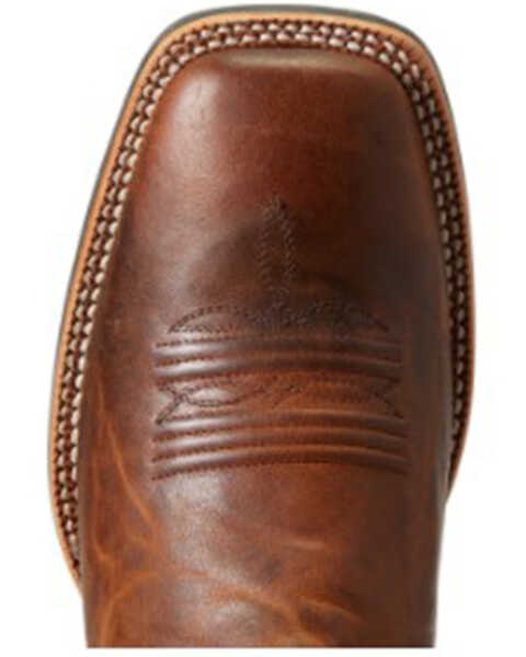 Image #4 - Ariat Men's Bushrider Full-Grain Western Performance Boot - Broad Square Toe , Brown, hi-res