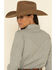 Image #8 - Wrangler Women's Long Sleeve Gray Denim Shirt, Grey, hi-res