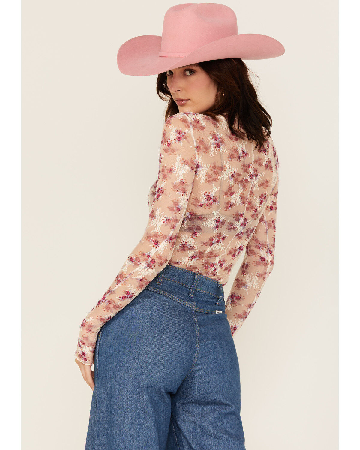 Image #4 - Free People Women's Printed Lady Lux Layering Top, Ivory, hi-res