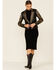 Image #2 - Scully Women's Lamb Studded Hook-Front Leather Blazer , , hi-res